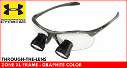 Under Armour SheerVision Loupes Zone XL Frame Graphite Color
